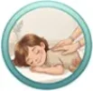 Bébé seçoit un massage